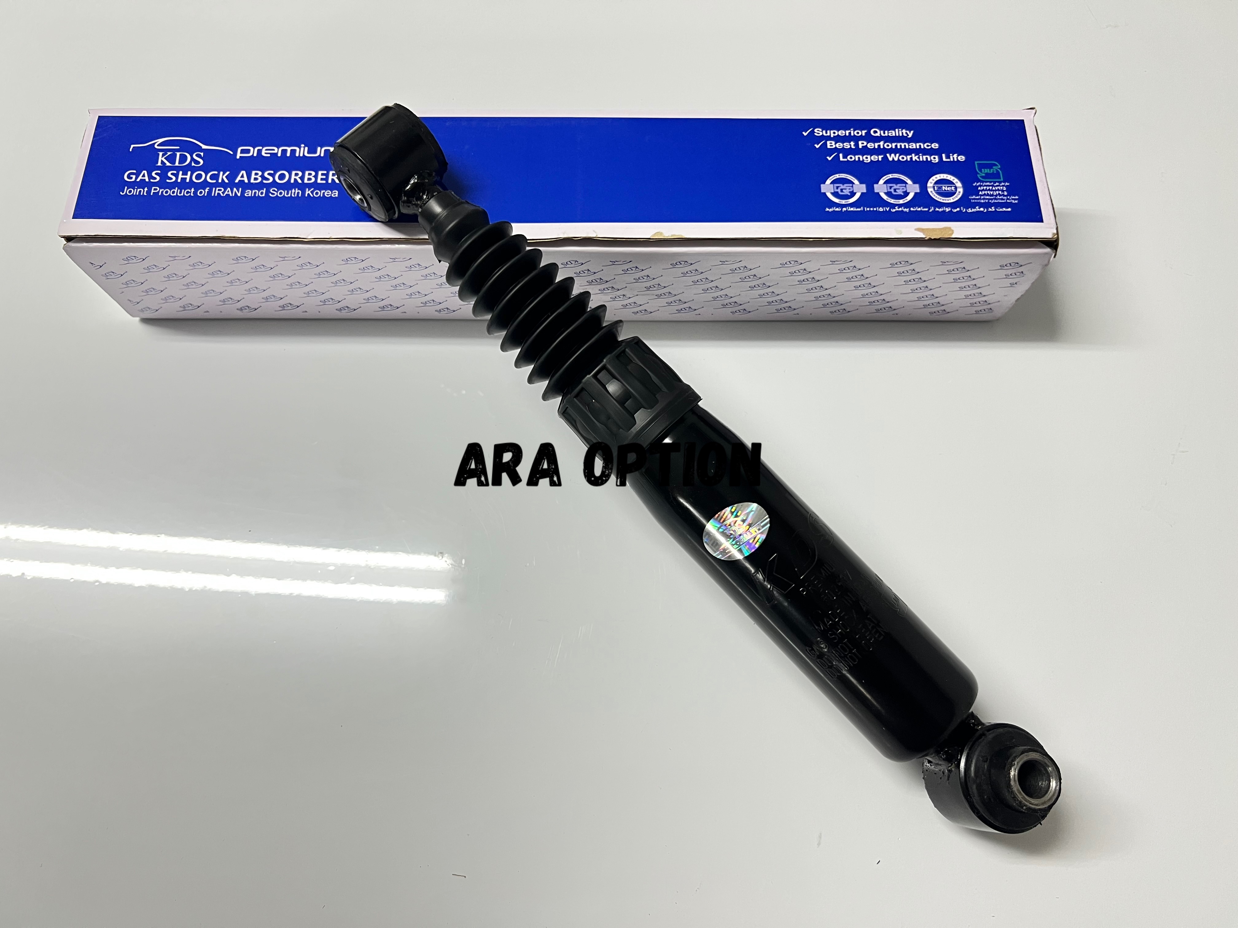 کمک عقب اسپرت پژو 206 گازی روغنی پریمیوم KDS (محصول مشترک ایران و کره ) بسته دو عددی
